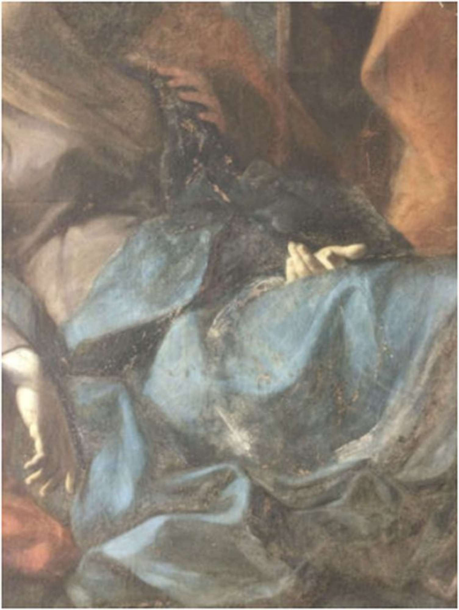 Crocefissione, fenomeni di degrado. Prima del restauro